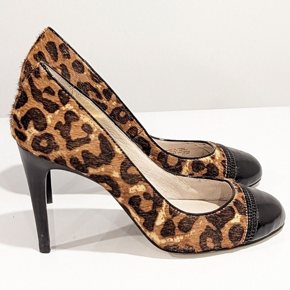 Michael Michael Kors animal print heels size 5 - Picture 3 of 15